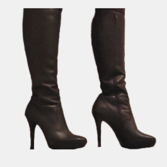 Kristin Davis Shoes - Kristin David Brown Heeled Boots 6.5 M